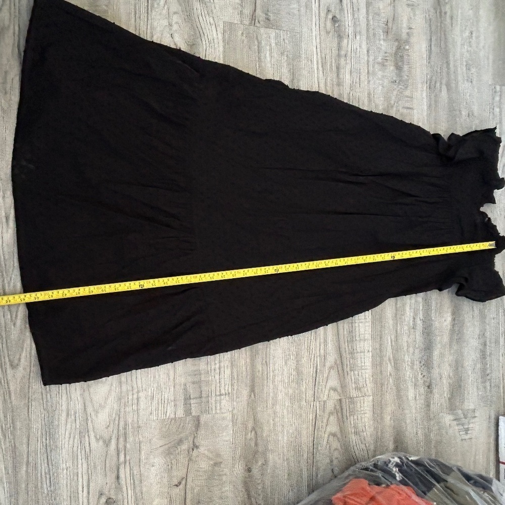 Who What Wear Light Weight Black  Maxi Dress Sz XS - Picture 7 of 10